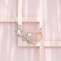 wholesale 925 Sterling Silver Heart & Stethoscope Pendant Necklace for Nurses Gifts-0-3