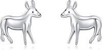 wholesale 925 Sterling Silver Donkey Stud Earrings for Women - Cute Animal  Idea-donkey