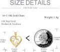 wholesale 14K Gold Caduceus Angel Nurse Charm Necklace Jewelry for Women-0-4
