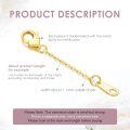 wholesale 14k Gold Clasp With Heart Charm Extension Chain Bracelet-0-2
