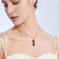 wholesale Sterling Silver Mushroom Necklace with Snail Pendant Gift for Women-0-3