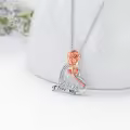 TOUPOP Sterling Silver Heart Pendant Necklace Mother Gifts-0-2