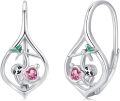wholesale 925 Sterling Silver Sloth Heart Drop Dangle Leverback Earrings for Women Girls Gifts-0-0