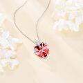 wholesale 925 Sterling Silver Crystal Butterfly Heart Stethoscope Pendant Necklace for Nurses and Doctors Gifts-0-37