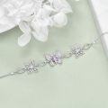 wholesale 925 Sterling Silver Butterfly Bracelet Gifts for Women Mother Wife Sisters-0-2