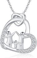 wholesale 925 Sterling Silver Love Knot Family Tree Pendant Necklaces for Women - Mothers Day Gifts-0-0