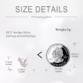 wholesale 925 Sterling Silver Axolotl Stud Earrings Wholesale - Adorable Animal Jewelry for Women-0-4