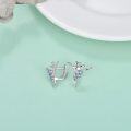 wholesale 925 Sterling Silver Austrian Birthstone Crystal Ballerina Earrings Ballet Recital Gift-0-2