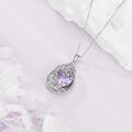 wholesale 925 Sterling Silver Heart Pendant Necklace Wholesale Gold Plated-0-157