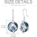 wholesale Crystal Dangle Earrings Christmas Gifts Turtle Earrings For Women Sterling Silver -0-4