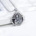 wholesale 925 Sterling Silver Saint Joseph Medal Cross Religious Catholic Men's Women's Charm Pendant Necklace  s for Him Her Boys Girls Kids-0-1