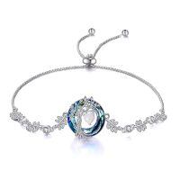 wholesale 925 Sterling Silver Tree of Life Bracelet for Women Birthstone Charm Gemstone Anniversary Birthday Christmas Gifts for Wife Mom-10-Oct-Opal