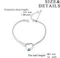 wholesale 925 Sterling Silver Open Heart Tree Branches Bird Ankle Chain Jewelry for Women Girls-0-4