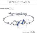wholesale 925 Sterling Silver Dragonfly Infinity Bracelet for Women Gifts-0-3