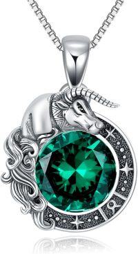 wholesale Metal Stone Zodiac Necklace Constellation Pendant Horoscope Gift for Women-Taurus(May)