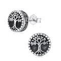 wholesale 925 Sterling Silver Tree Of Life Earrings-0-0