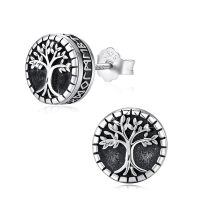 wholesale 925 Sterling Silver Tree Of Life Earrings-Tree of Life