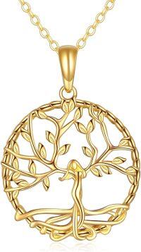 wholesale Gold 14K Tree of Life Pendant Necklace for Women - Fine -Goddess Tree of Life