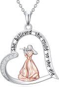 wholesale TOUPOP Ballet/violin/cello/flute/piano/saxophone/accordion/harp Necklace For Women 925 Sterling Silver Ballet Instrument Pendant Jewelry Music Lover Christmas Christmas Gifts For Women -0-0