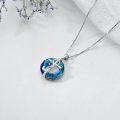wholesale TOUPOP Nurse Gifts For Women S925 Sterling Silver Doctor Medical Nursing Themed Cross Stethoscope Pendant With Blue Crystal Jewelry Gifts For Women Mom Student Doctor Nurse's Day Birthday -0-4
