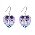 TOUPOP Sterling Silver Crystal Owl Earrings Birthday Christmas Jewelry For Women-0-0