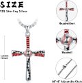 wholesale 925 Sterling Silver Baseball Cross Pendant Necklace  Sports Gifts for Men & Women-0-1