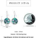 wholesale 925 Sterling Silver Abalone Shell Starfish & Wave Drop Earrings for Women - Beach  Set-0-3