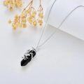 wholesale  Sterling Silver Quartz Frog Pendant Necklace Gift for Women Mom -0-15