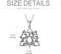 wholesale 925 Sterling Silver Tree of Life Triskelion Pendant Necklace for Women-0-5
