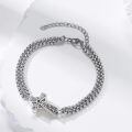 wholesale 925 Sterling Silver Celtic Knot Cross & Vegvisir Urn Viking Ashes Keepsake Memorial Bracelet  for Men's -0-3