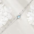wholesale 925 Sterling Silver Evil Eye Moonstone Adjustable Charm Bracelet for Women Gift Ideas-0-3