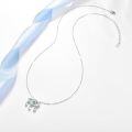 wholesale 925 Sterling Silver Metal Turquoise Evil Eye Pendant Necklaces with Cubic Zirconia - Dreamcatcher Style s for Women/Mom/Sister-0-3