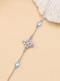 wholesale 925 Sterling Silver Celtic Knot Bracelet Wholesale With Moonstone Accents-0-4