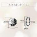 wholesale Sterling Silver Hypoallergenic Lightweight Twisted Hoop Earrings with Click Top-0-15