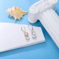wholesale 925 Sterling Silver Fox Moonstone Drop Earrings Gifts for Women-0-2