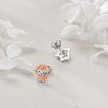 wholesale 925 Sterling Silver Highland Cow Stud Earrings Animal  for Women Girls-0-3