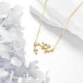 wholesale 14K Gold Star Constellation Necklace for Women - 36cm Chain Length-0-2