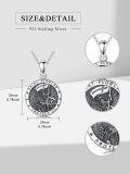 wholesale 925 Sterling Silver Saint Florlan Protect Us Religious Medal Pendant Necklace for Women and Men-0-1