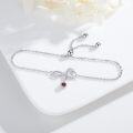 wholesale Sterling Silver Cubic Zirconia Stethoscope Bracelet for Nurses Doctors Medical Students-0-2