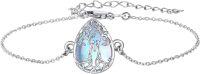 wholesale 925 Sterling Silver Moonstone Tree of Life Infinity Charm Bracelet for Women - Birthdays Gifts-Moonstone-2 Sister Bracelet