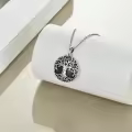 wholesale 925 Sterling Silver Abalone Shell Tree of Life Pendant Necklaces Wholesale - Irish s for Women-0-10