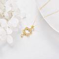 wholesale 10K Gold Crystal Heart Pendant Necklace s for Her-0-3
