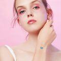 wholesale 14K Gold Chain with Blue Enamel Butterfly Charm Bracelet for Women - Animal Lovers' -0-3