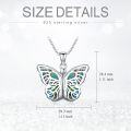 wholesale Sterling Silver Urone Butterfly Pendant Necklace for Women-0-4