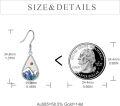 wholesale 925 Sterling Silver Mountain Teardrop Abalone Shell Drop Earrings for Women Christian Gifts for Mom-0-3