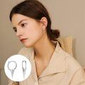 wholesale 925 Sterling Silver Spiked Cufflink Earrings Wholesale Black-0-21