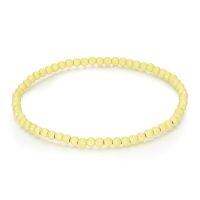 wholesale 14K Gold Bead Ball Stretch Bracelet 3mm 6mm for Women 5 9 -6.5 Inches style 4-3mm