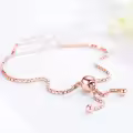 wholesale Gold 925 Sterling Silver Cross Bracelet Wholesale - Faith Christian Religious  for Women-0-31