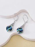 wholesale 925 Sterling Silver Teardrop Drop Earrings Wholesale With Celtic Knots-0-38