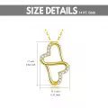 wholesale 14K Gold Infinity Heart Necklaces Wholesale with Cubic Zirconia Pendants for Women - Eternal Love-0-4